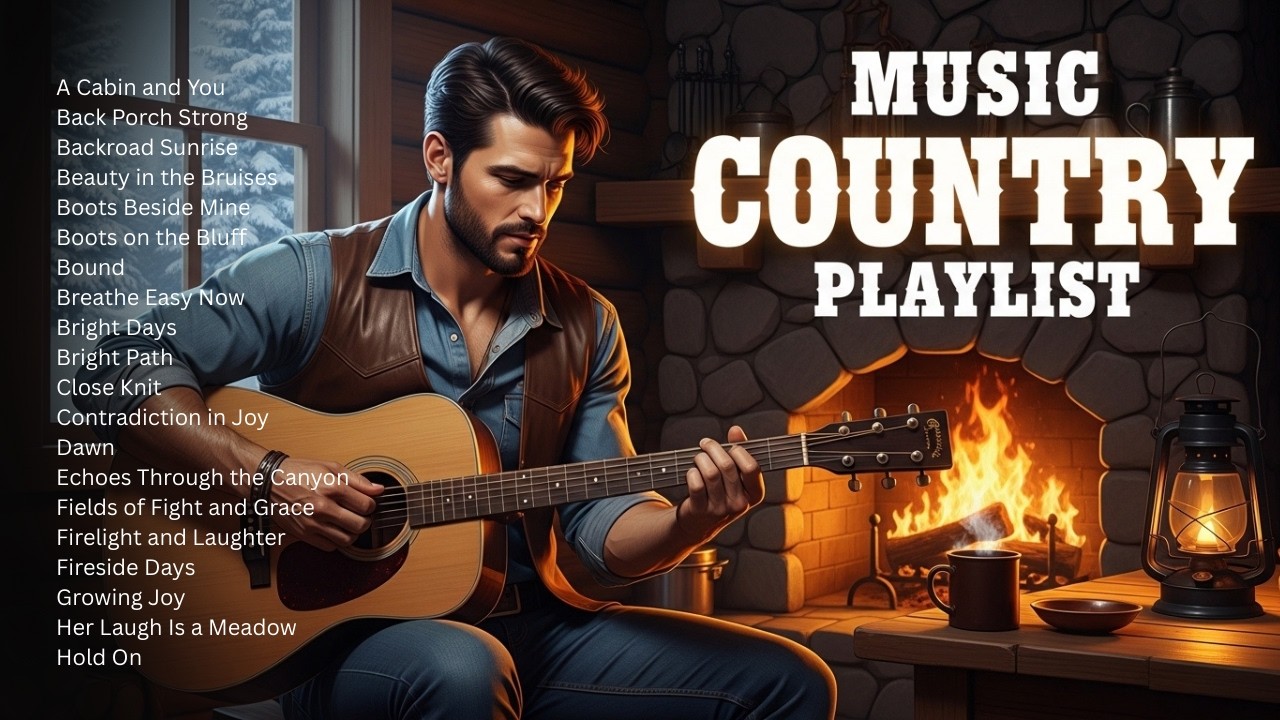 Late Night Country 2026 ❤️🎧 Gentle Acoustic Country Music for Sleep & Unwinding
