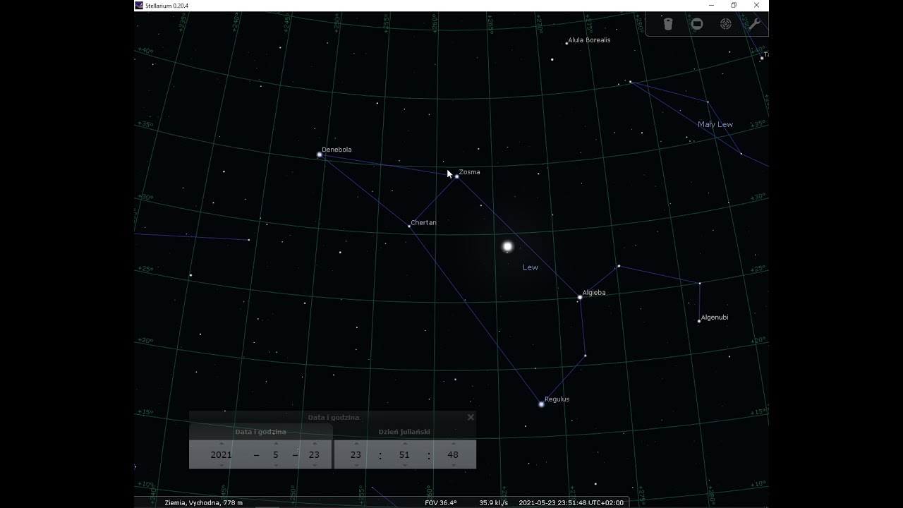 ISS i satelity z konstelacji Starlink.