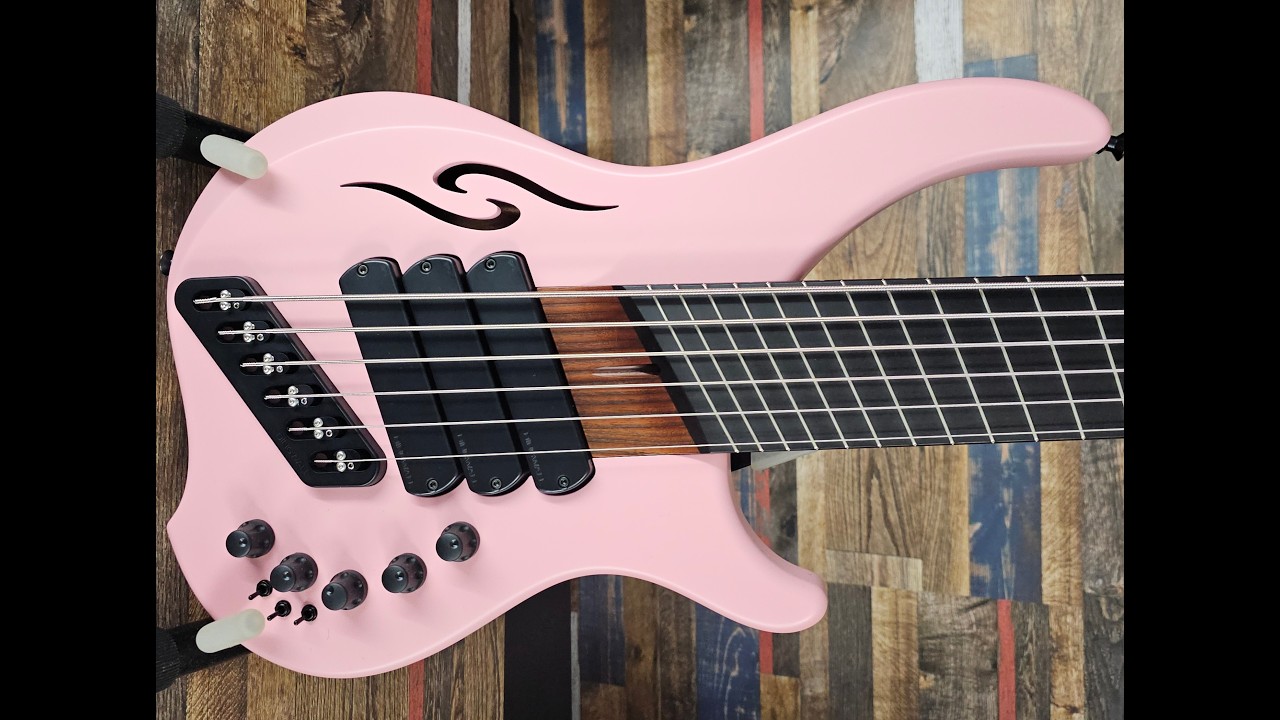 Dingwall Afterburner II 6-string in Shell Pink!