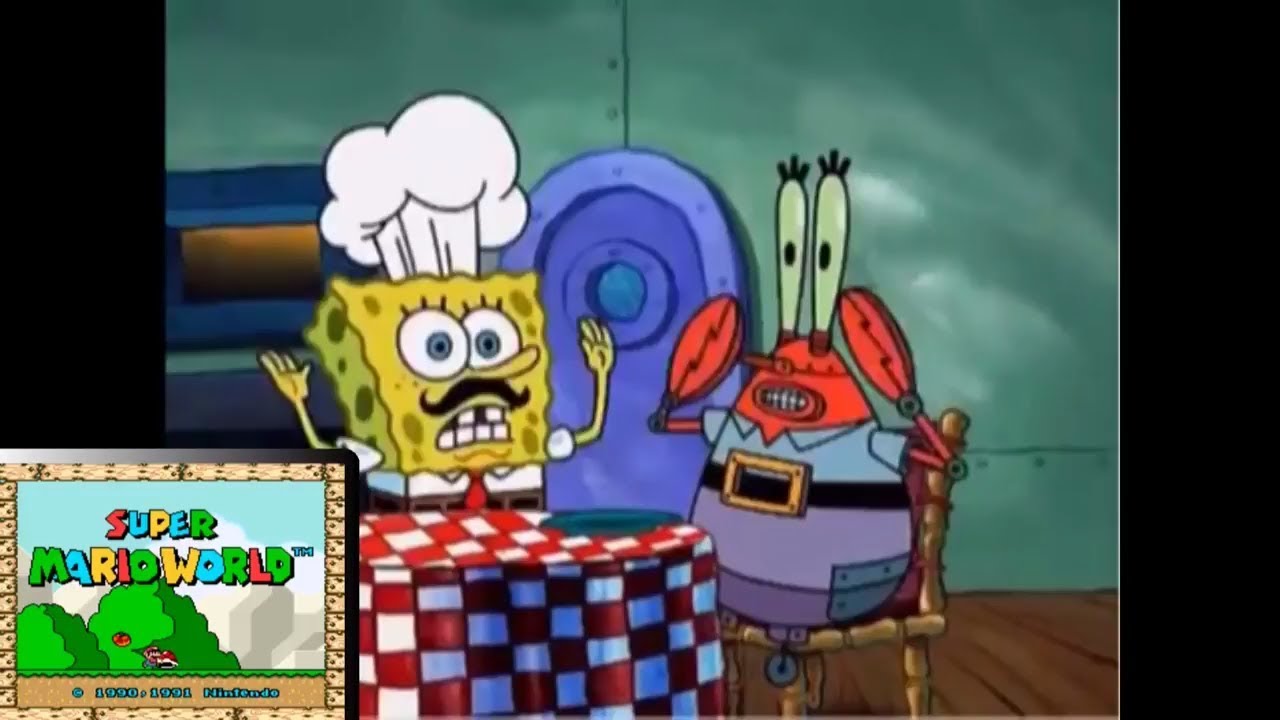 Old School Video Games Portrayed by Spongebob