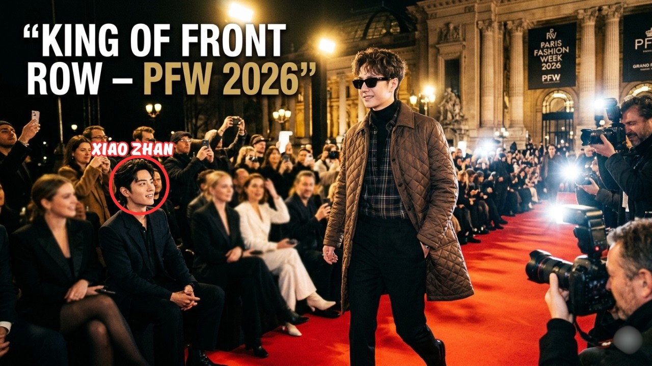 Wang Yibo, “KING OF THE FRONT ROW” PFW 2026! Xiao Zhan is captivated by his charm