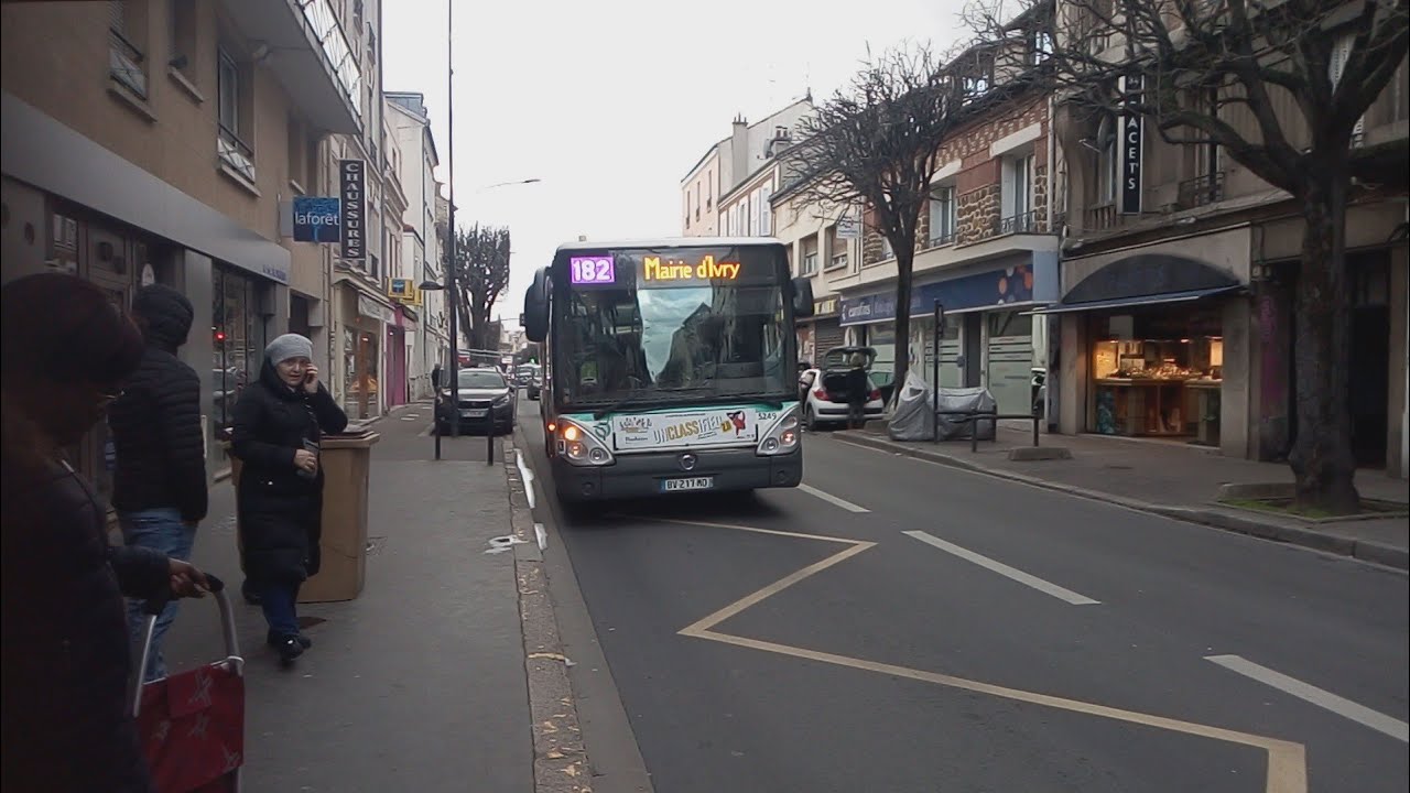 Voyage à Bord de la ligne 182 Irisbus Citelis 12 Diesel (5249)