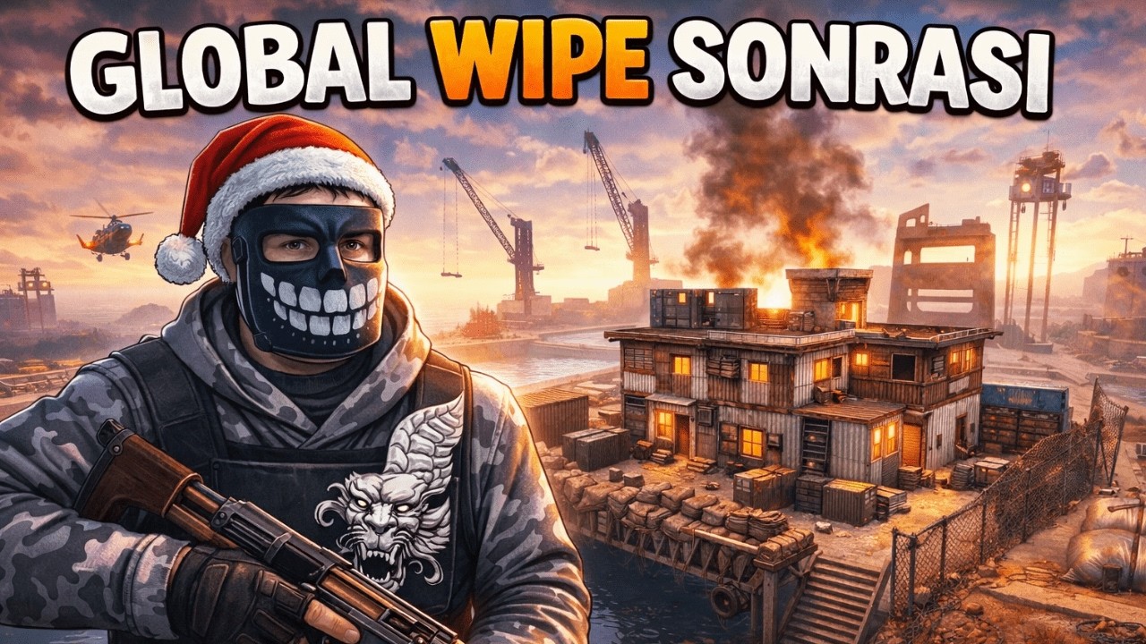 RUST ÜCRETSİZ OPTİMİZE EDİLMİŞ PROJEDE GLOBAL WIPE SONRASI LİMAN BÖLGESİNDE OYNANIŞ VİDEOSU#rust