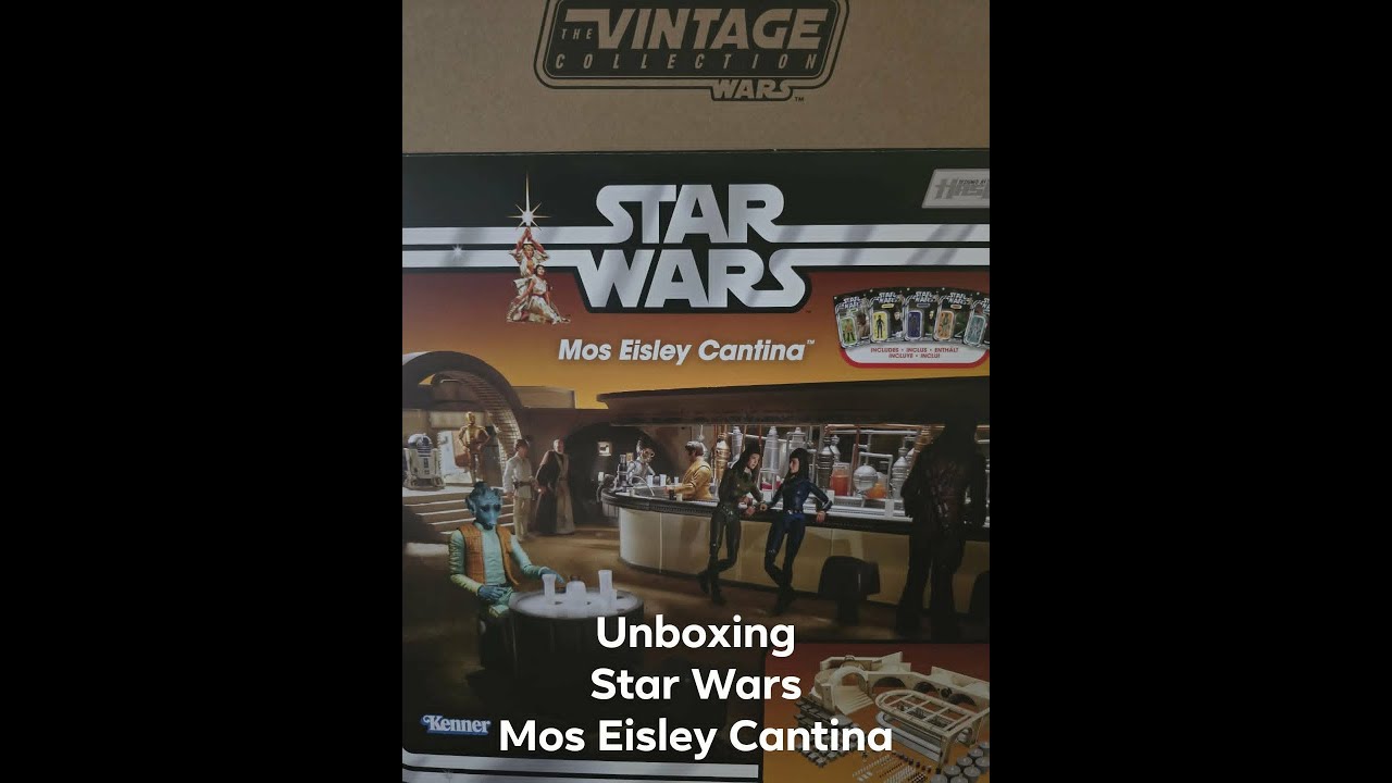 Unboxing Star Wars Cantina