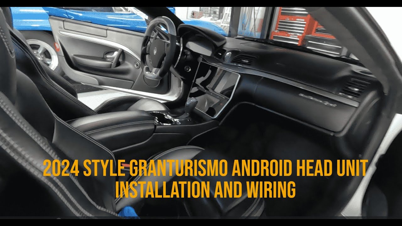 Full Installation and wiring of the NEW 08-17 Maserati Granturismo 2024 style Android 12 Head Unit