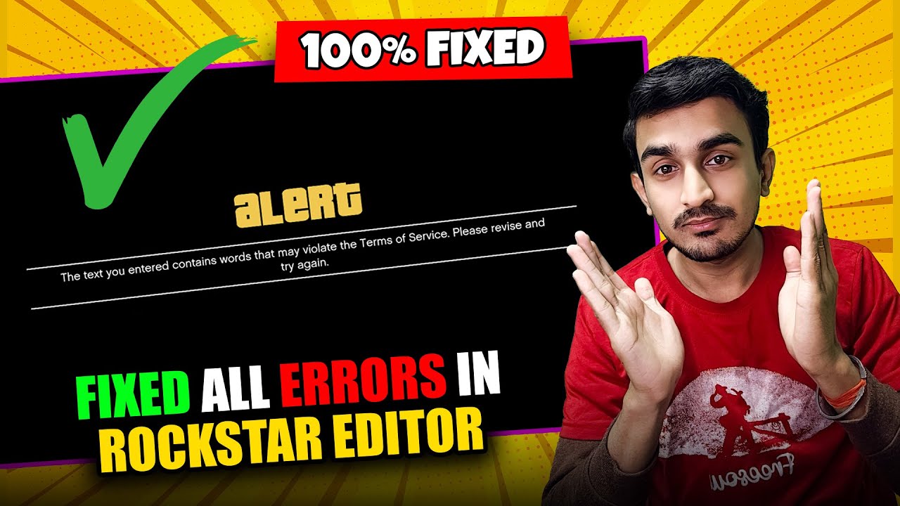 How to Fix All Errors in GTA 5 Rockstar Editor | Rockstar Editor Export Error Fixed | GTA 5 Mods