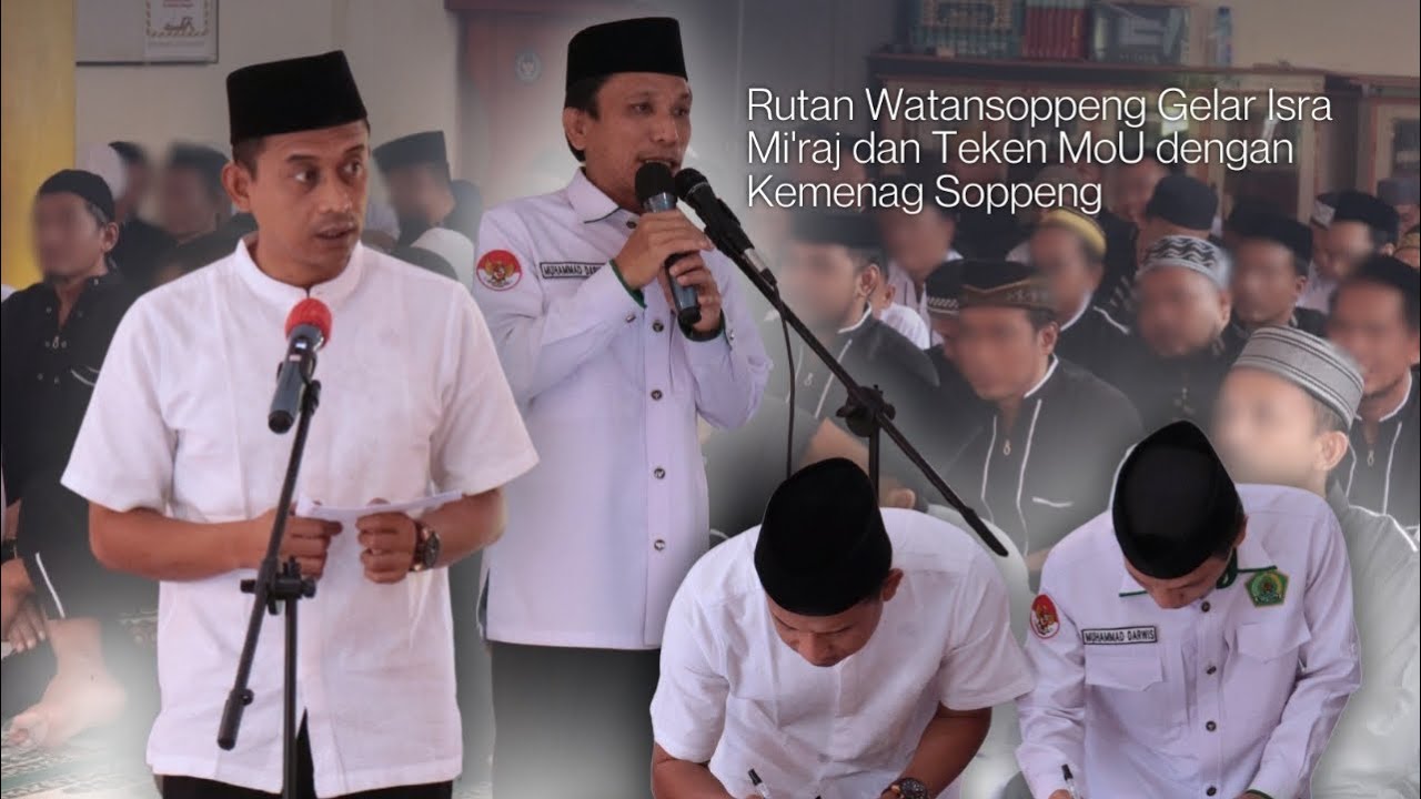Mengetuk Pintu Langit di Balik Jeruji, Rutan Watansoppeng Gelar Isra Mi'raj