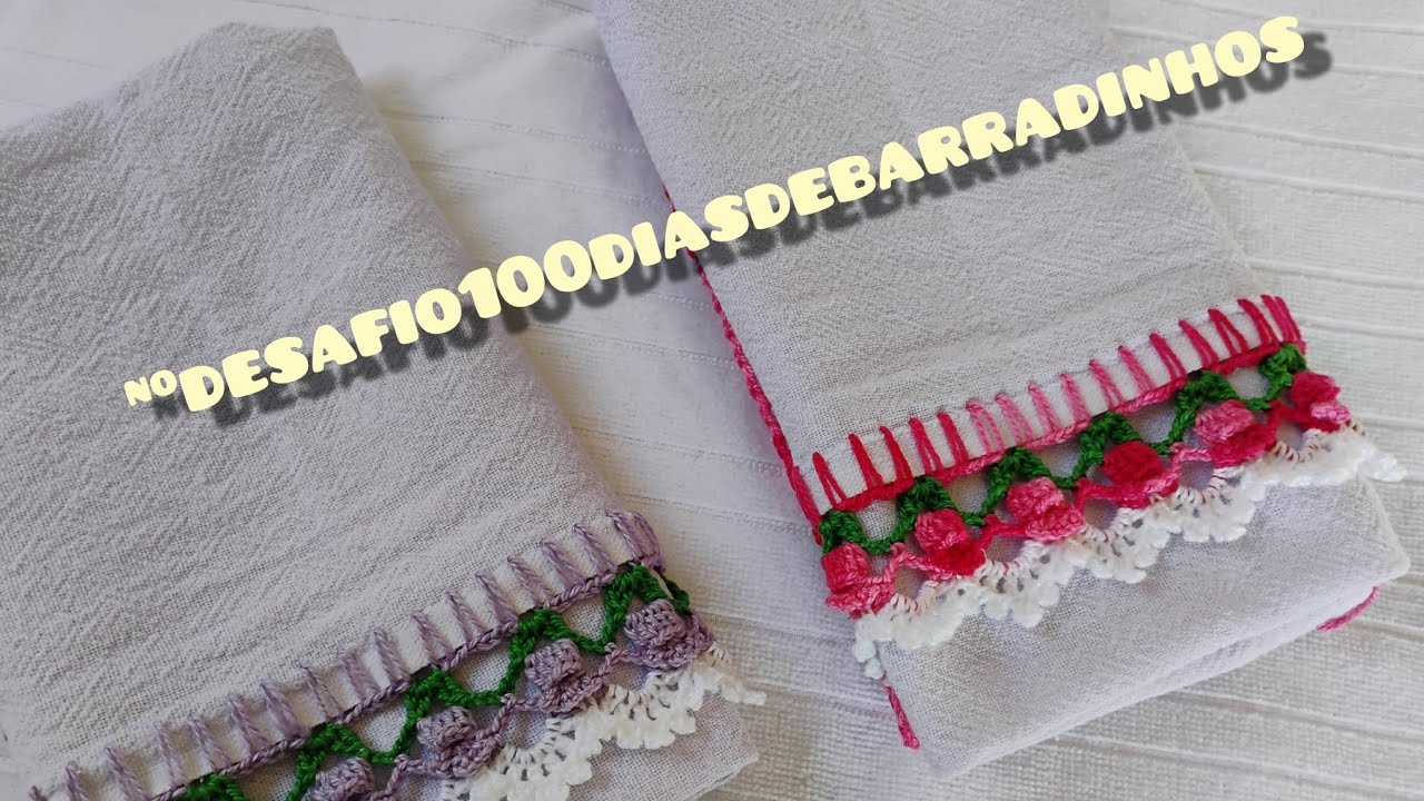 1/100 #desafio100diasdebarradinhos/ @Vitrinedocroche 