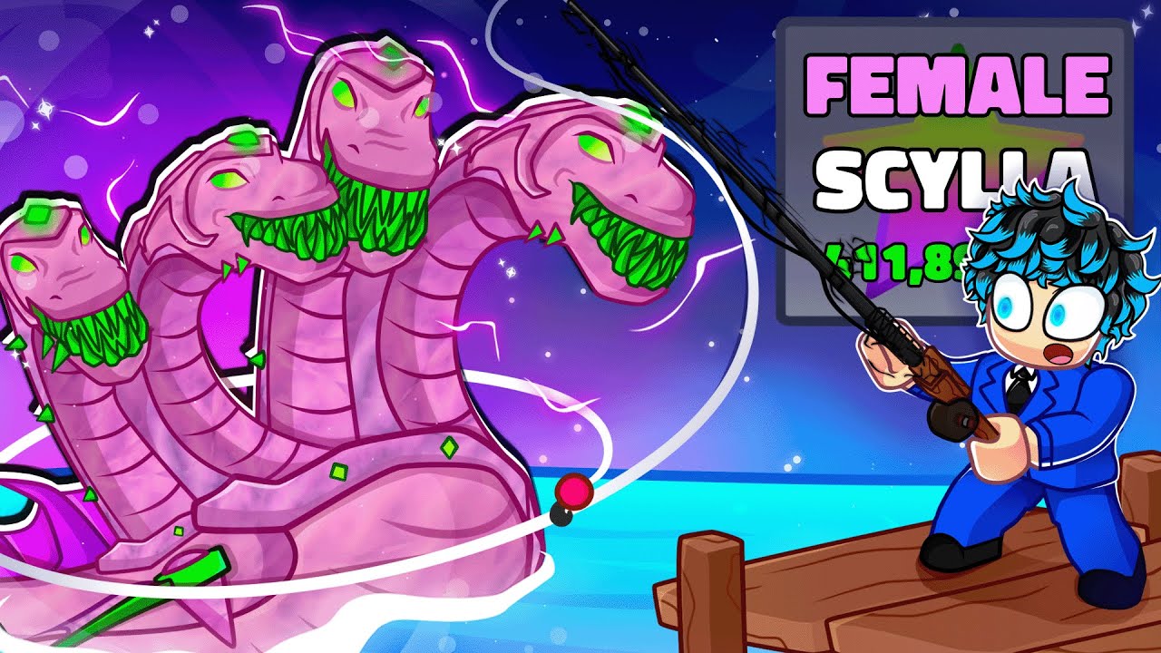 I Caught the ONLY FEMALE SCYLLA To Exist on Fisch!