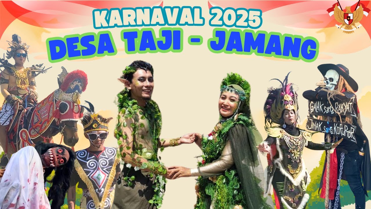 KARNAVAL DESA TAJI || HUT RI - 80 || TAHUN 2025