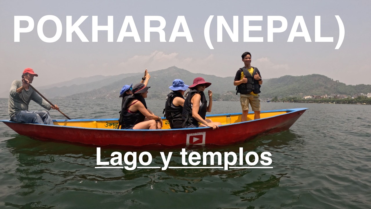 Lago y templos de Pokhara (Nepal)