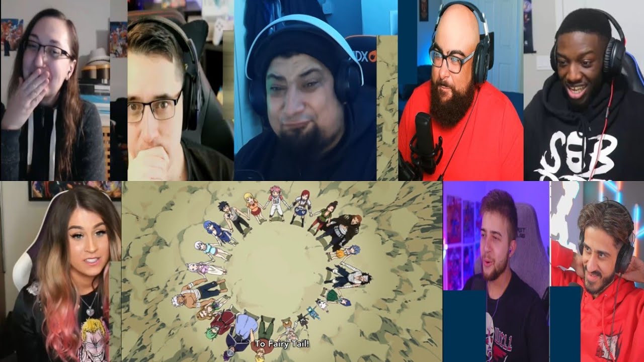 FAIRY TAIL EPISODE 122 REACTION MASHUP!!