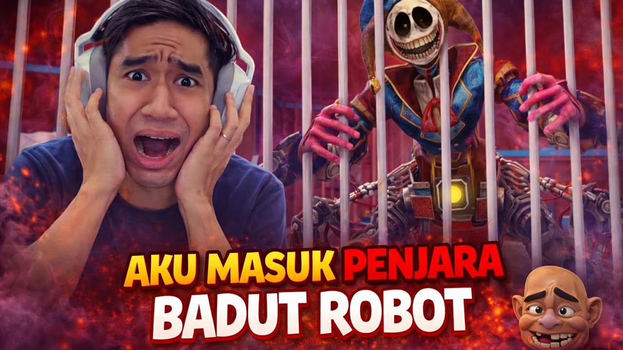 AKU MASUK PENJARA BADUT ROBOT 🤡 PROTOTYPE PRISON RUN OBBY 😂