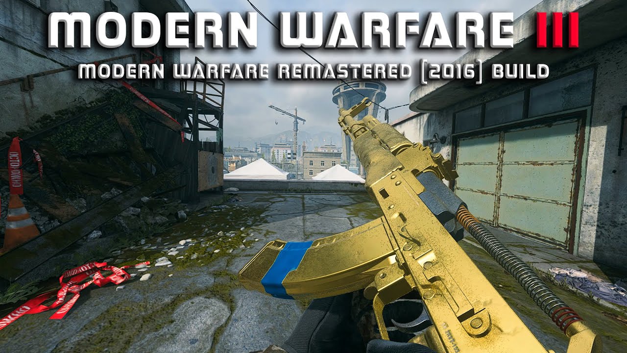 CALL OF DUTY MODERN WARFARE III : MODERN WARFARE REMASTERED [2016] BUILD SHOWCASE 4K