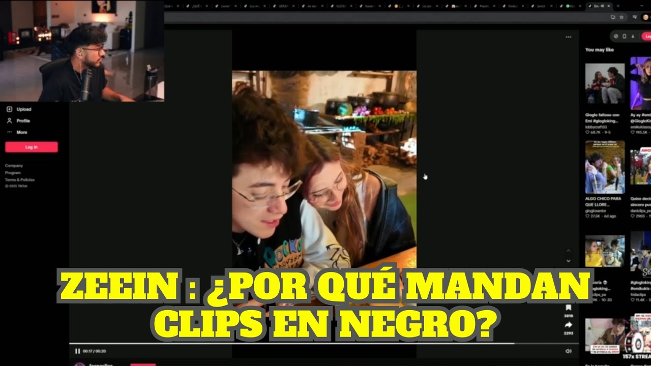 ZEEIN REACCIONA A CLIPS EN NEGRO QUE LE ENVIA SU COMUNIDAD