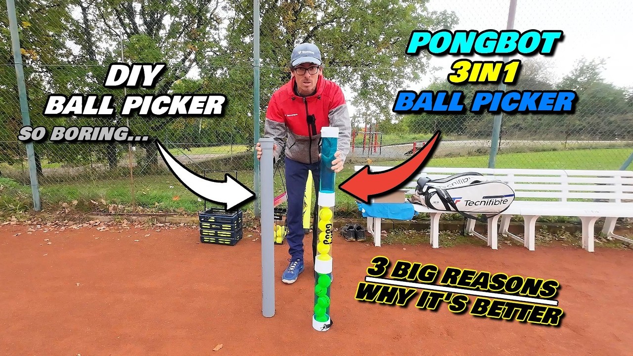 🥎 Обзор Pongbot Ball Picker — лучший подборщик мячей для тенниса, паделя и пиклбола