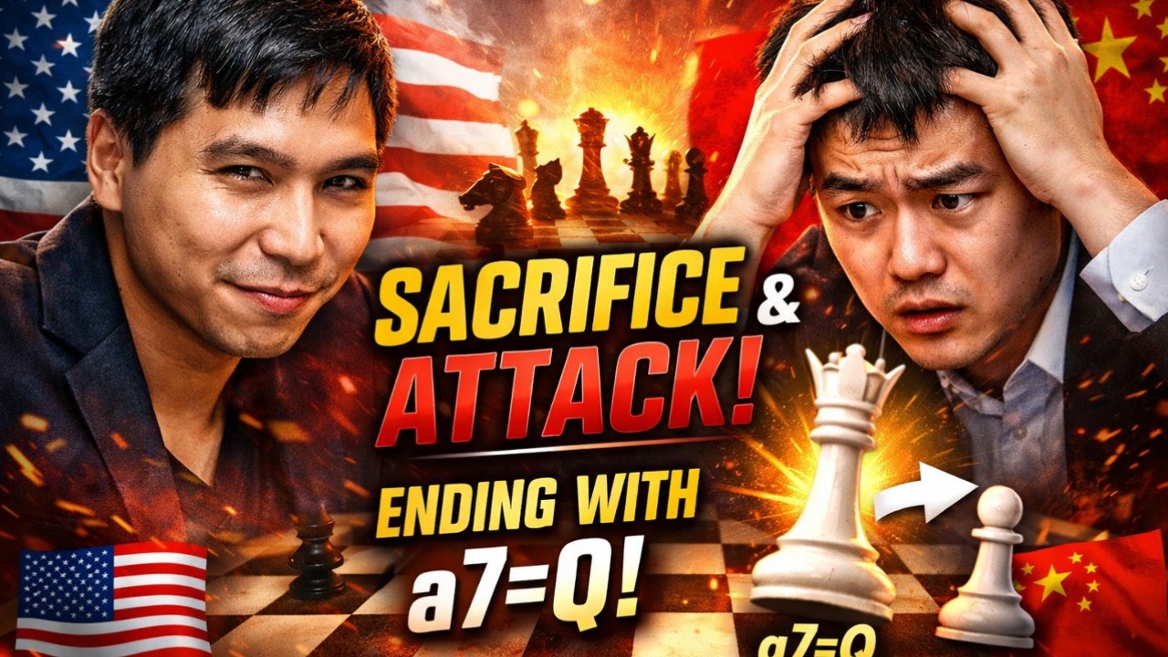 Wesley So Hunts the King — Unstoppable a7 Pawn Crushes Ding Liren!