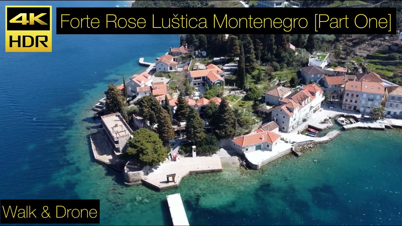 FORTE ROSE Luštica [Walk&Fly] Montenegro Crna Gora March 2023 Part One - Forte Rose na Luštici