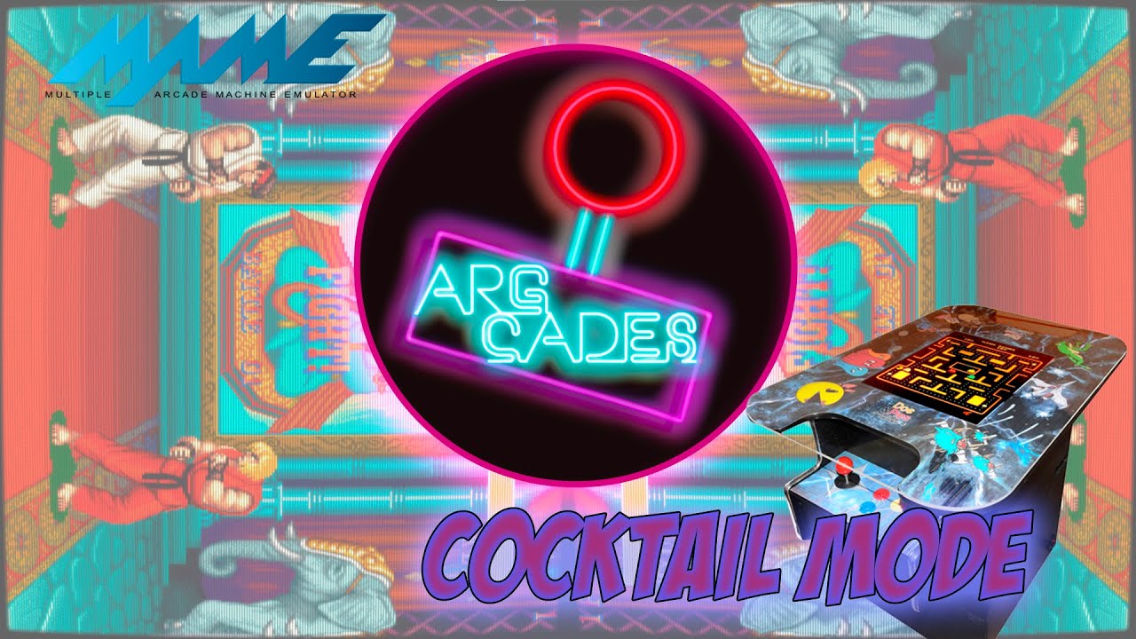 Arcade in Cocktail Mode - Configuration in MAME - Head to Head Build