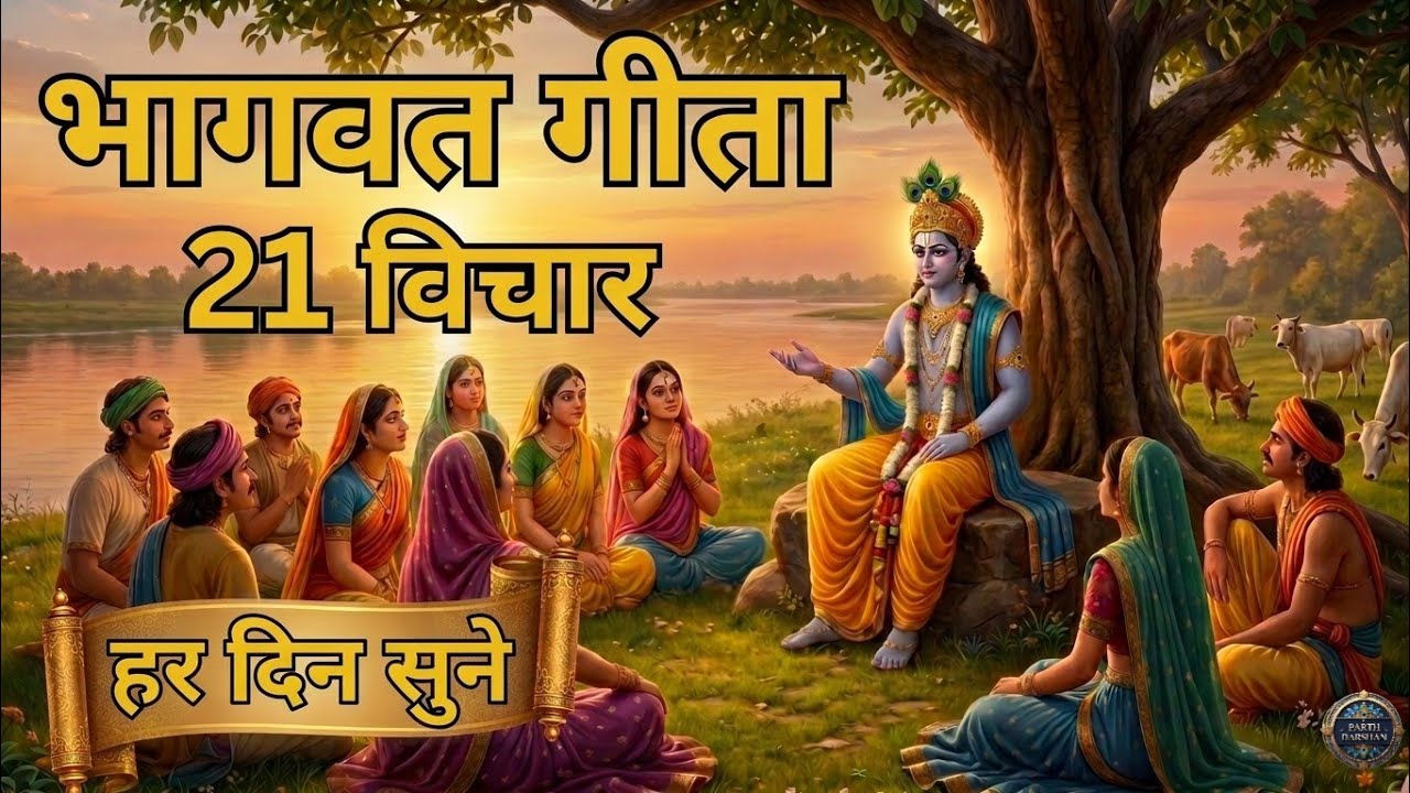 भगवत गीता के 21 अनमोल विचार | हर दिन सुने और जीवन बदलें । कृष्णा वाणी ✨