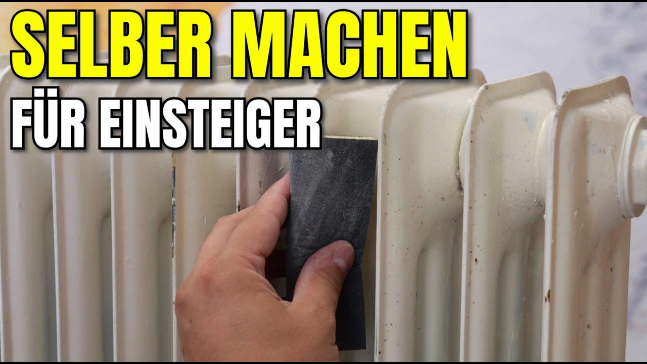 Heizkörper lackieren: Abbauen, grundieren, streichen oder sprühen? - So gehts!