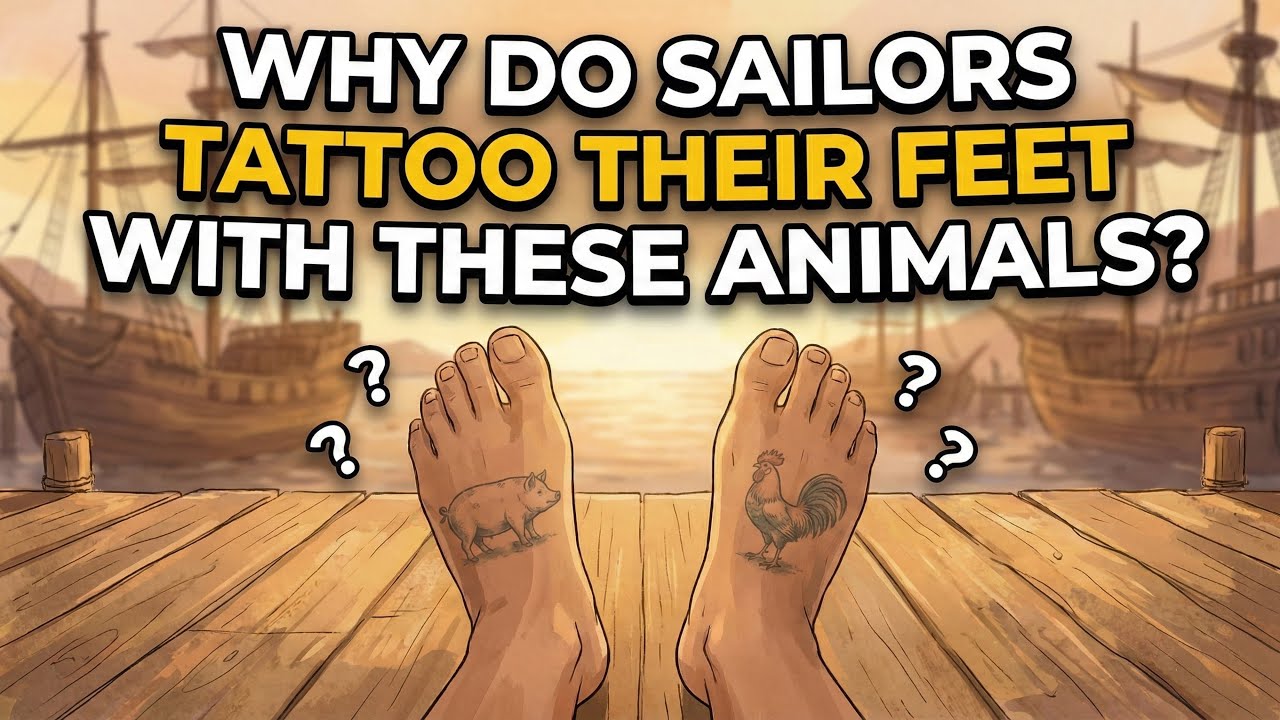 Why Sailors Tattooed Pigs and Roosters on Their Feet