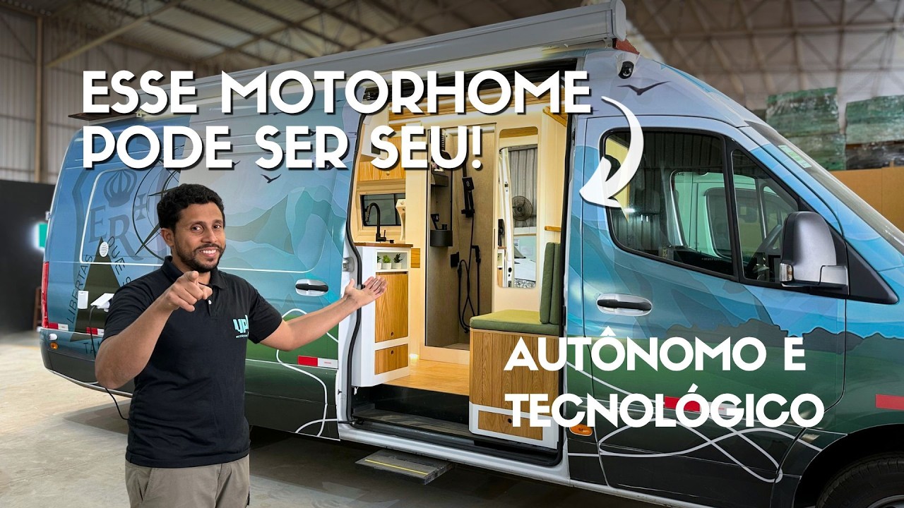 Motorhome à venda | Autonomia elétrica, espaço e conforto para a família