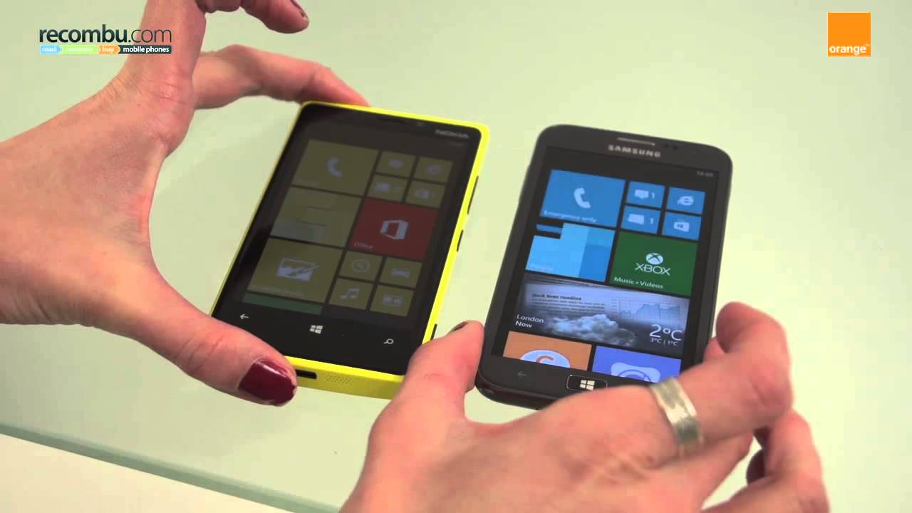 Nokia Lumia 920 vs Samsung Ativ S