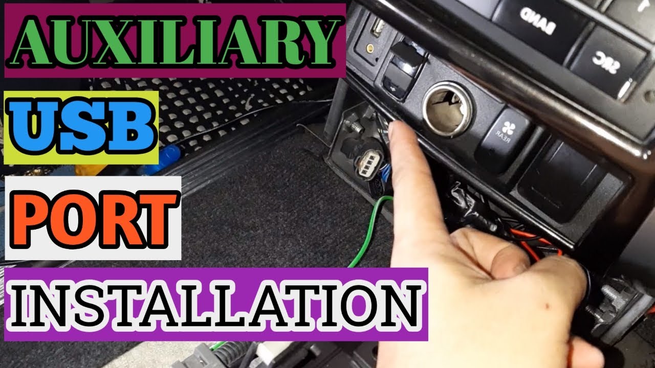 Paano Magdagdag ng Auxiliary USB Port Charger [Montero Sport]