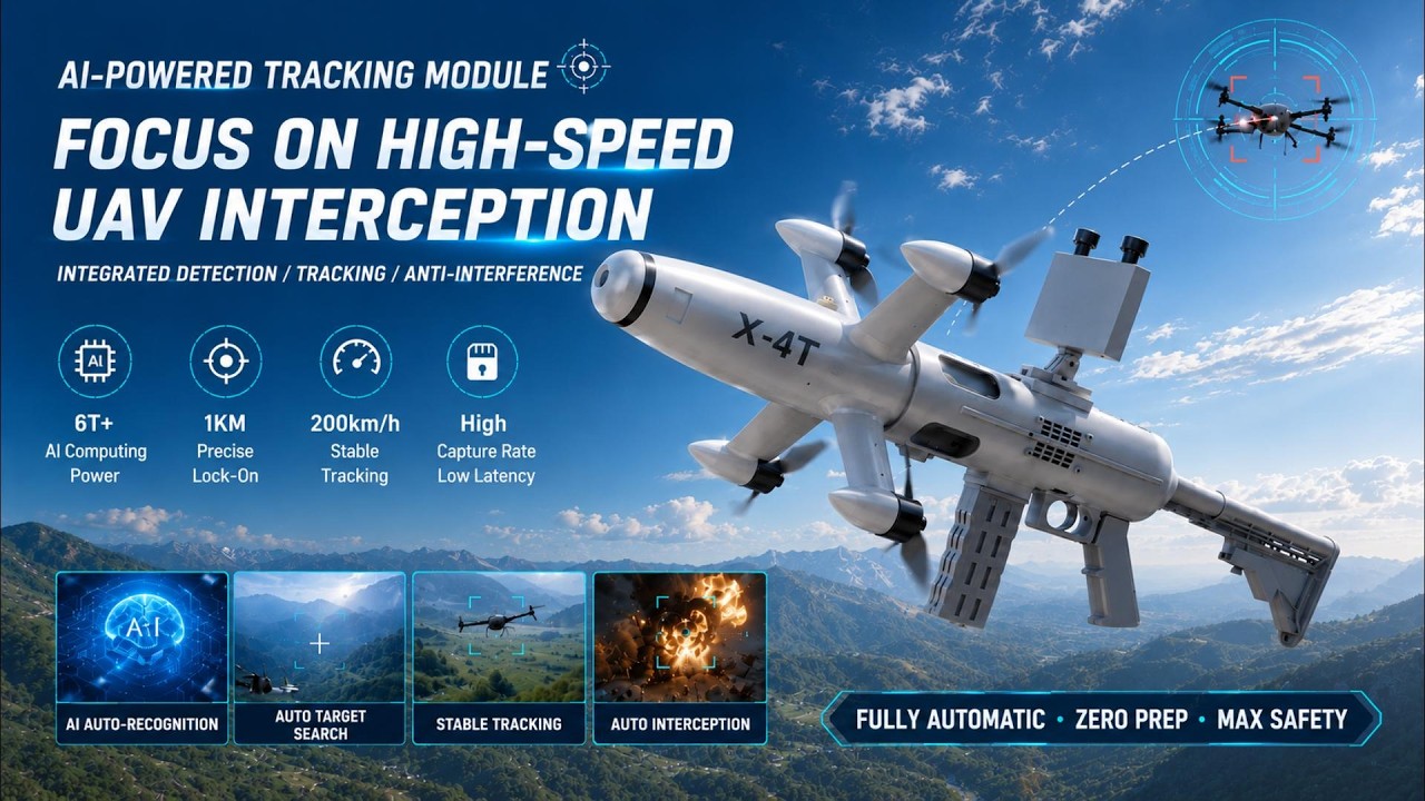 The Ultimate Unmanned Interceptor: 3-Second AI Lock & Autonomous Pursuit 🎯#drone #anti #ai