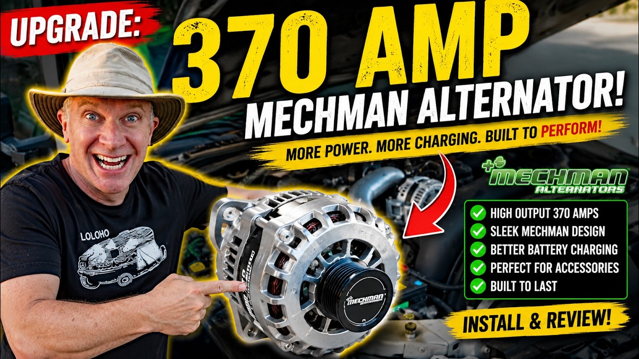 UPGRADE: Installing a 370 AMP Mechman Alternator!