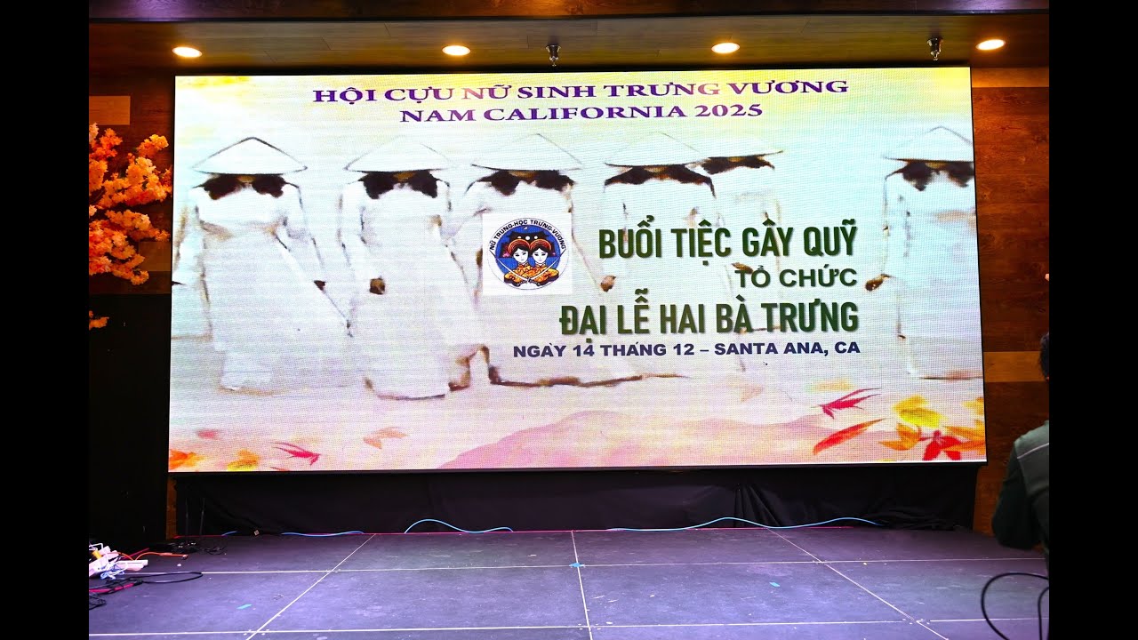 Hội Cựu Nữ Sinh Trưng Vương Nam Cali- Tiệc Gây Qũy Tổ Chức Đại Lễ Hai Bà Trưng - Sunday Dec 14.2025