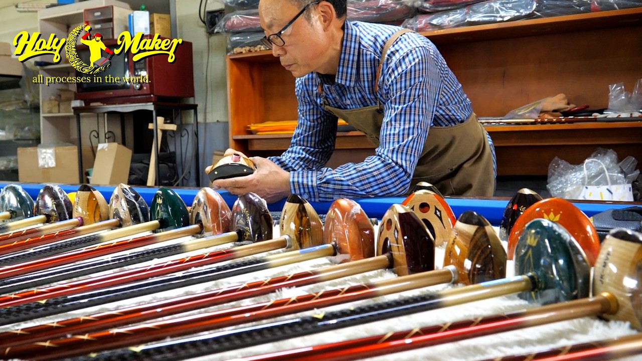 The process of making a $1,000 handmade golf club. Korea's top woodworking master craftsman.