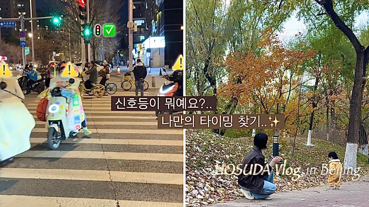 (北京) 베이징거리에서 유아차를 끌며... 적응인가, 체념인가🤦🏻‍♀️ l 베이징교통현실•16개월육아