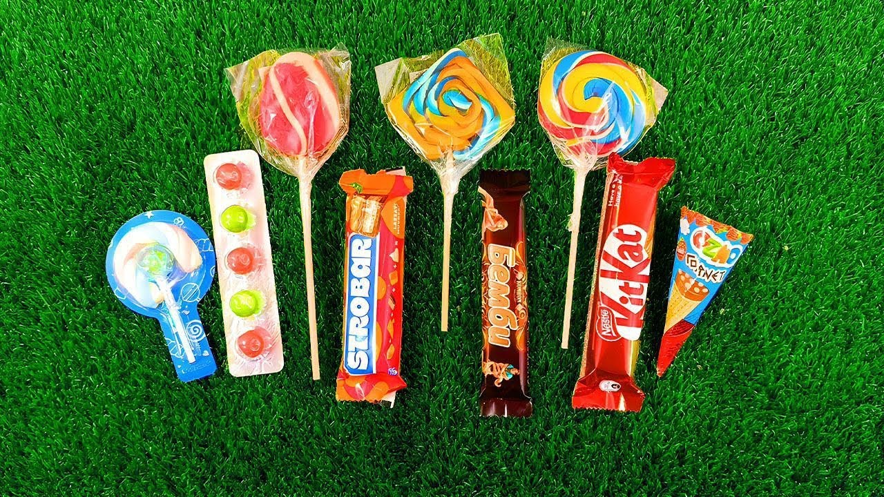 Candy Lollipops and Sweets | Yummy Rainbow Lollipops Unpacking | ASMR | Satisfying Video