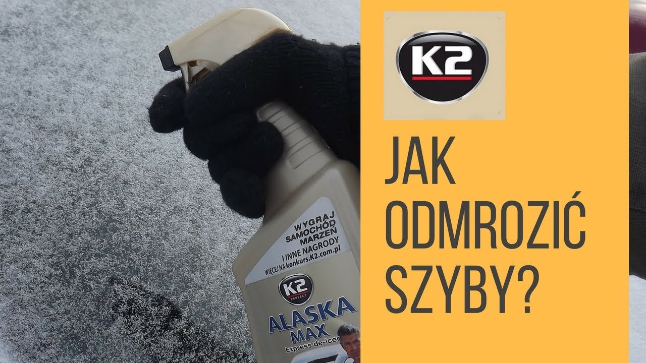 ODMRAŻACZ DO SZYB - K2 ALASKA, SKROBACZKA DO SZYB W PŁYNIE