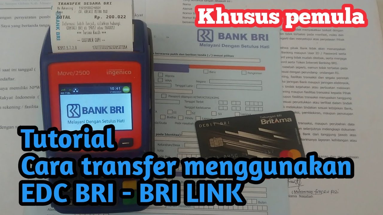 KHUSUS UMUM ‼️CARA TRANSFER UANG lewat EDC BRI DI AGEN BRILINK