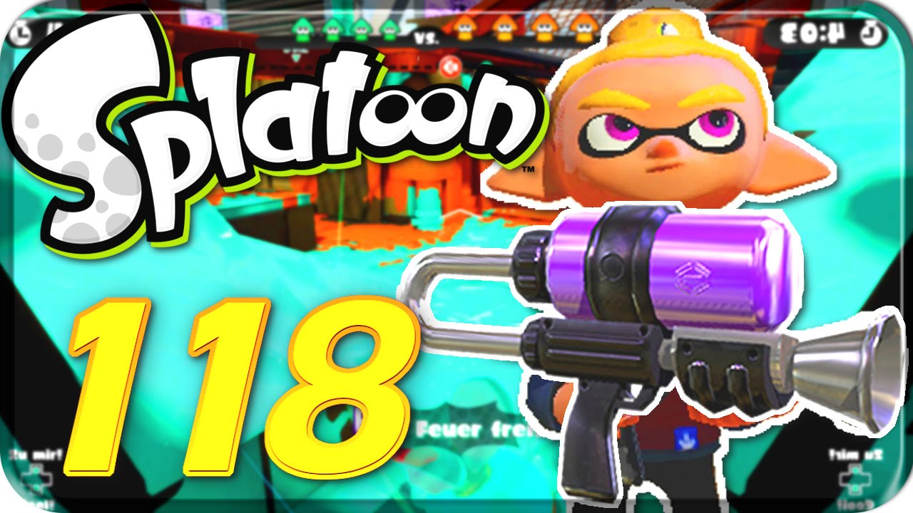 SPLATOON ONLINE Part 118 Okto-Kleckser Replik - die Waffe der Oktolinge [Deutsch/60FPS]