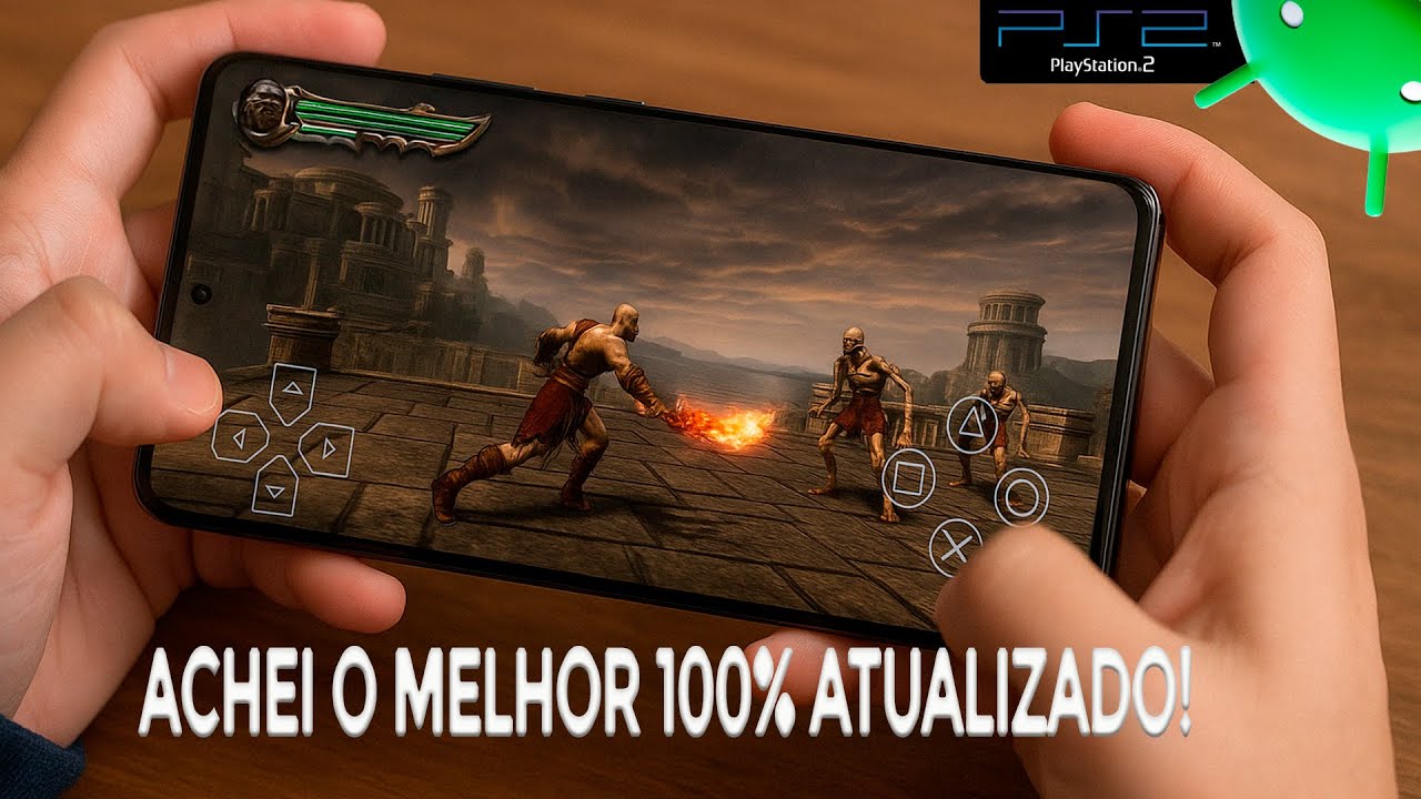 ​✨​ ACHEI o EMULADOR FÁCIL para JOGAR de PS2 para ANDROID! 100% ATUALIZADO! 🎮 🙆