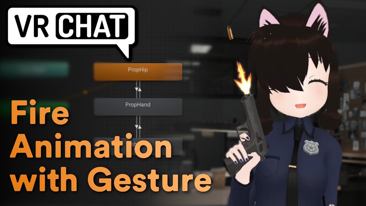 How to fire a gun (or any animation) with gestures in VRChat