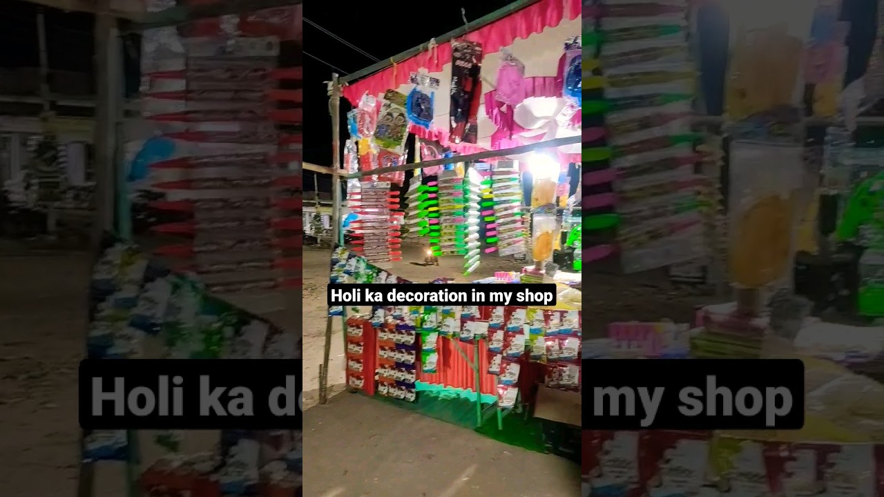 Holi ka Decoration।।#holi #business #shorts #smallbusinessideas