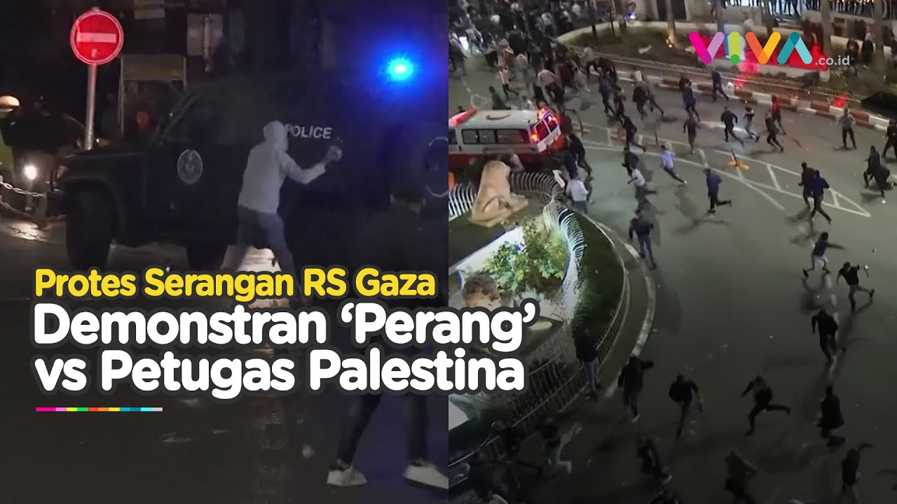 Ricuh Gulingkan Presiden Mahmoud Abbas, Hujan Batu Iringi 'Perang' Sesama Palestina