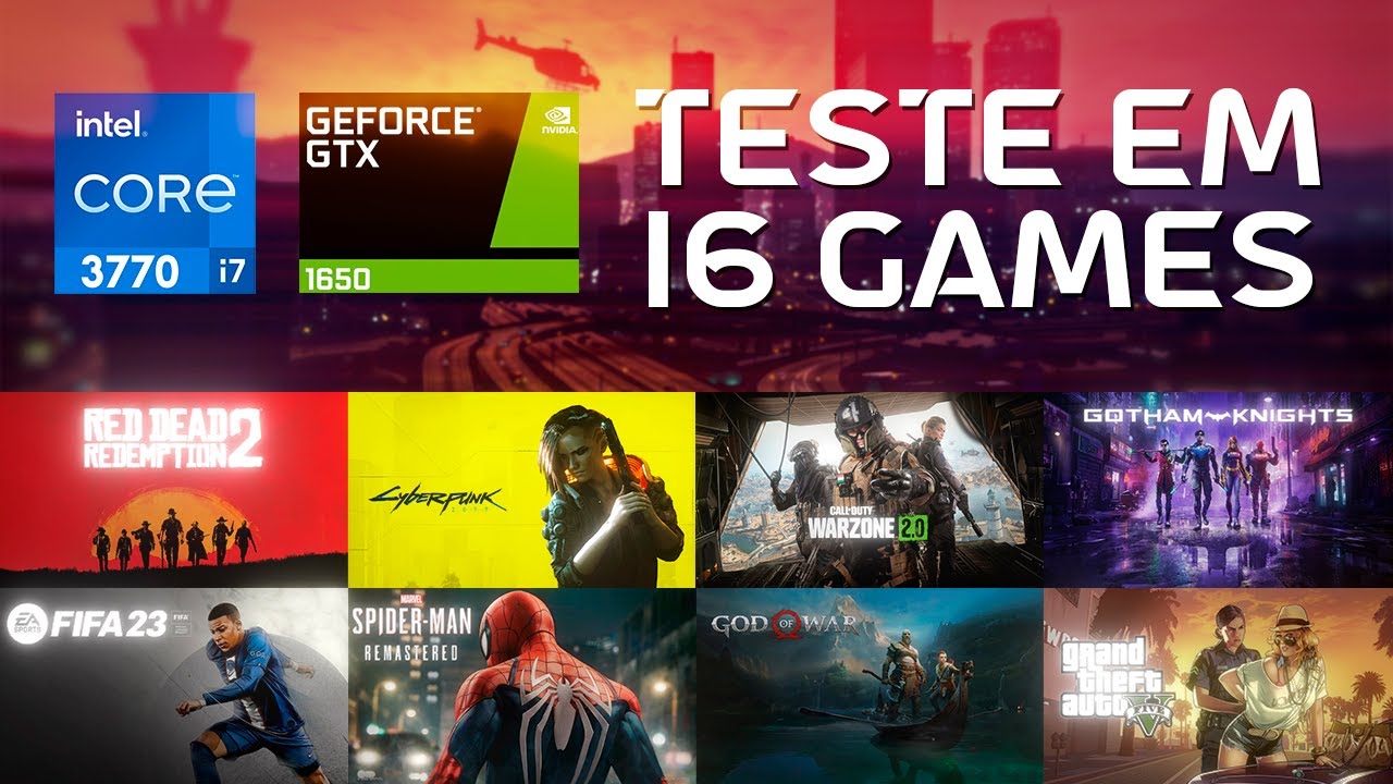 GTX 1650 - i7 3770 em 2023 - Teste Em 16 Jogos 🔹 NEXTPC