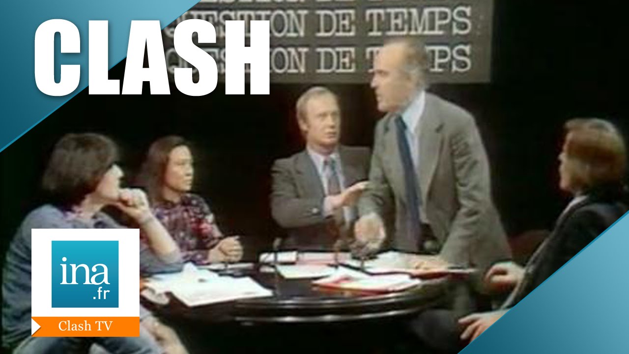 Le clash André Glucksmann  / René Andrieu | Archive INA