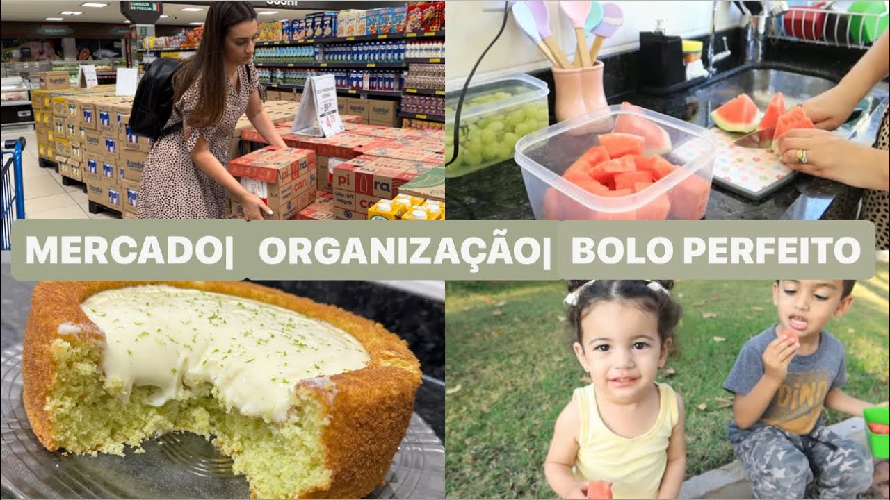 Feira pro fim de semana| organização da geladeira|bolo de limão maravilhoso | LAÍS VELOSO