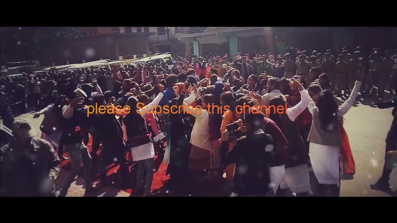 Himachali Natti at Chirgaon Bazar by Rohru & Shimla college Students @VCdiwanta