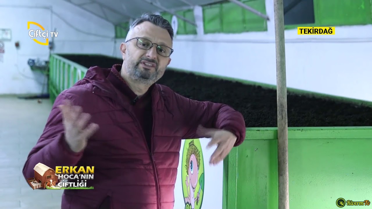 Çiftçi TV Erkan Hoca’nın Çiftliği | Riverm Rivo’s Ranch Solucan Gübresi Üretim Tesisi | 11.2018