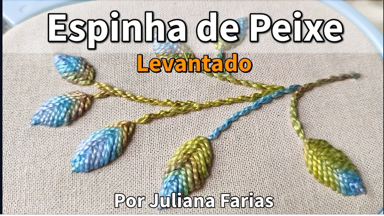 Ponto ESPINHA DE PEIXE LEVANTADO