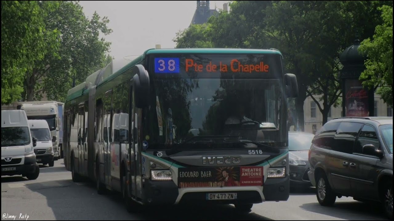 Ligne De Bus Ratp 38 (Aubervilliers) (Ex Montrouge)