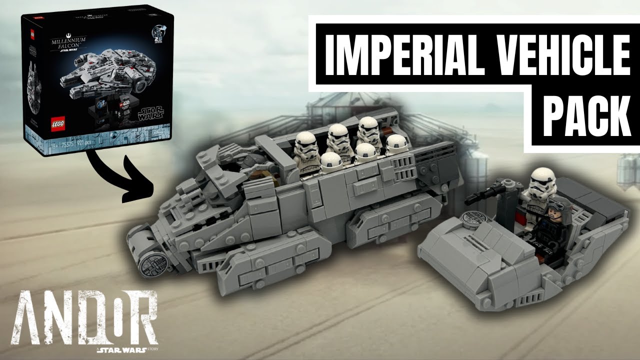 Imperial Troop Transport & Armored Speeder | Alternate Builds from LEGO 75375 Millennium Falcon